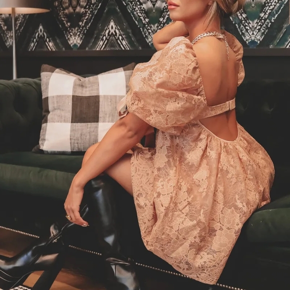 FREE PEOPLE X FOR LOVE AND LEMONS LOUISA DRESS - Picture 5 of 6